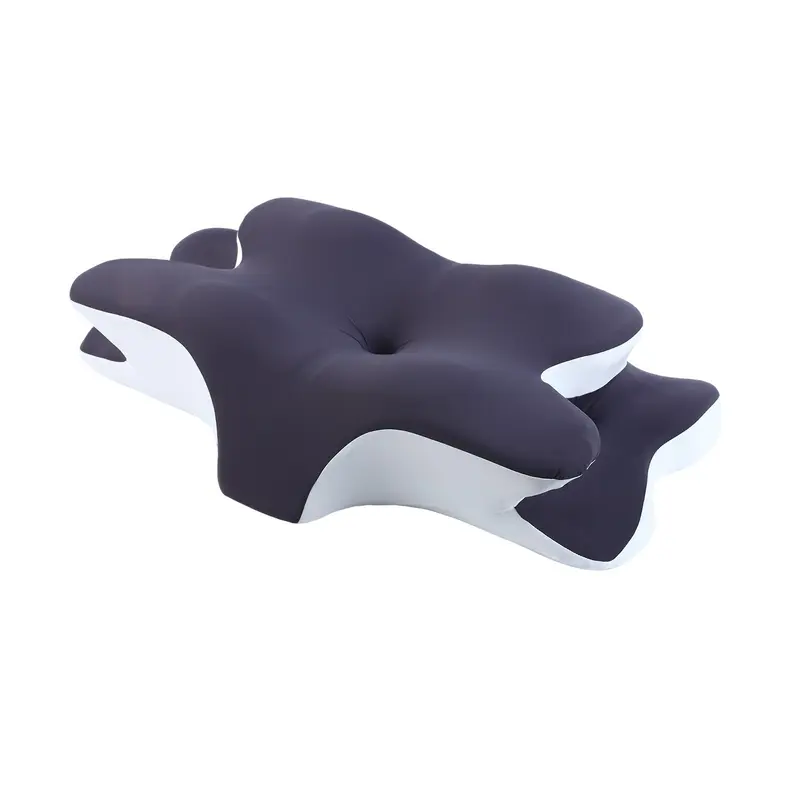 Ergonomic Double-Sided Neck Support Pillow with Cooling Cover, Contoured Cervical Design, Zoned Memory Foam Comfort, Large Armrest Pillow for Side Sleepers, Back Sleepers & Stomach Sleepers