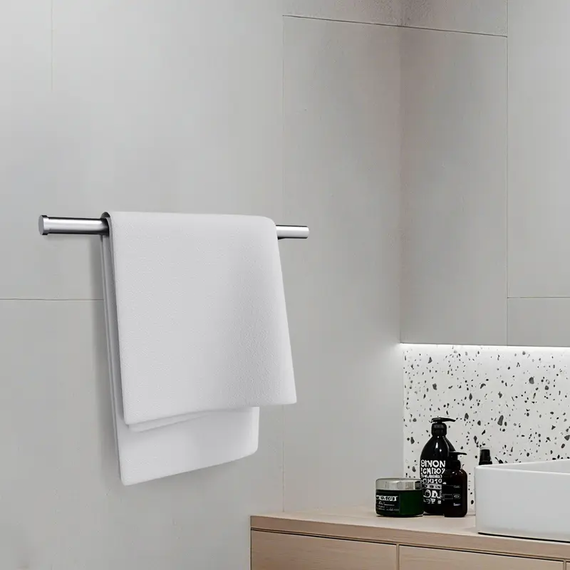 Under Cabinet Paper Towel Holder – Self-Adhesive Stainless Steel Wall Mount Rack for Kitchen, RV & Bathroom